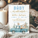 Search for truck baby shower invitations Baby its cold outside