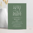 Search for wedding reception invitations Sage green