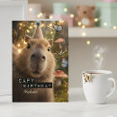 Search for animal birthday cards Capybara