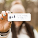 Search for blue graduation return address labels Typography