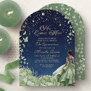 Search for celestial quinceanera invitations Night under the stars