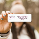 Search for maroon graduation return address labels Typography