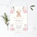 Search for bearly wait baby shower invitations Pink bow