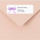 Search for lavender wedding return address labels Bridal shower