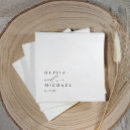 Search for modern wedding napkins Classic