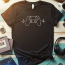 Search for gamer tshirts Heartbeat