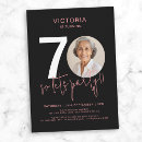 Search for pink 70th birthday invitations Stylish