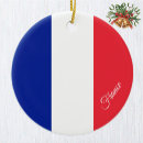 Search for french flag christmas tree decorations Patriotic