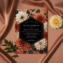 Search for dahlia wedding invitations Autumn