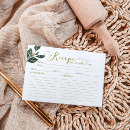 Search for blank recipe cards Bride