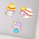 Search for kawaii unicorn stickers Kitty