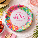 Search for hot pink and orange plates Colourful