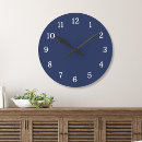 Search for dark navy blue clocks Professional