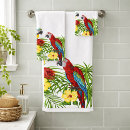 Search for tropical bath towels Blue