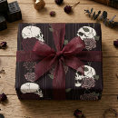 Search for skulls wrapping paper Roses