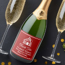 Search for openers champagne bottle labels Red