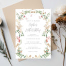 Search for boho 30th birthday invitations Wildflower