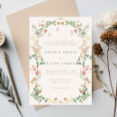 Search for country cottage wedding invitations Bohemian botanical cottage garden