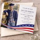 Search for patriotic graduation invitations High school graduation