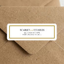 Search for black tie return address labels Formal