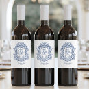 Search for french wine labels Monogram crest