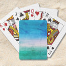 Search for watercolor playing cards Beach