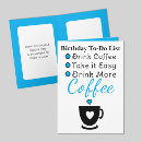 Search for coffee birthday birthday cards White