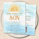 Search for here comes the son invitations Sunshine