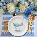 Search for airplane plates Airplane baby shower