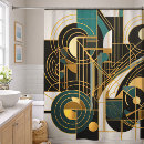 Search for gray and white shower curtains Abstract