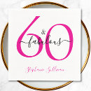 Search for 60th napkins Elegant birthday party
