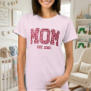 Search for mum design tshirts First time mum