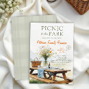 Search for picnic in the park invitations Family gathering