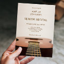 Search for guitar recital invitations Modern