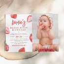 Search for berries 4x6 invitations Girl