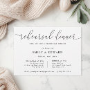 Search for rehearsal cocktail party invitations Black and white