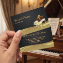Search for piano business cards Instrument
