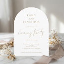 Search for gold script wedding invitations Minimalist