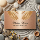 Search for massage hands business cards Chic