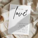 Search for humorous wedding invitations Nothing fancy just love