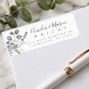 Search for purple green return address labels Eucalyptus