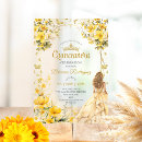 Search for yellow quinceanera invitations Watercolor