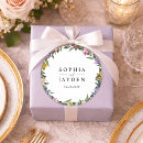 Search for vintage monogram wedding stickers Unique