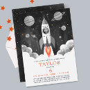 Search for universe birthday invitations Moon and stars
