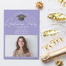 Search for lavender graduation invitations Light purple