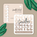 Search for barista business cards Modern