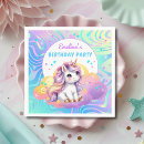 Search for unicorn napkins Glitter