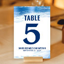 Search for navy table cards Navy blue and white