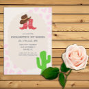 Search for cowboy hat invitations Cowgirl
