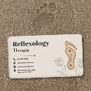 Search for footprints business cards Foot care